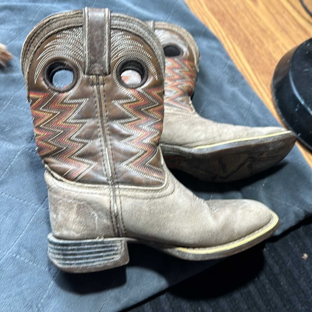 Durango Lil Rebel Pro Big Kids Western Boots Brown - Picture 10 of 10